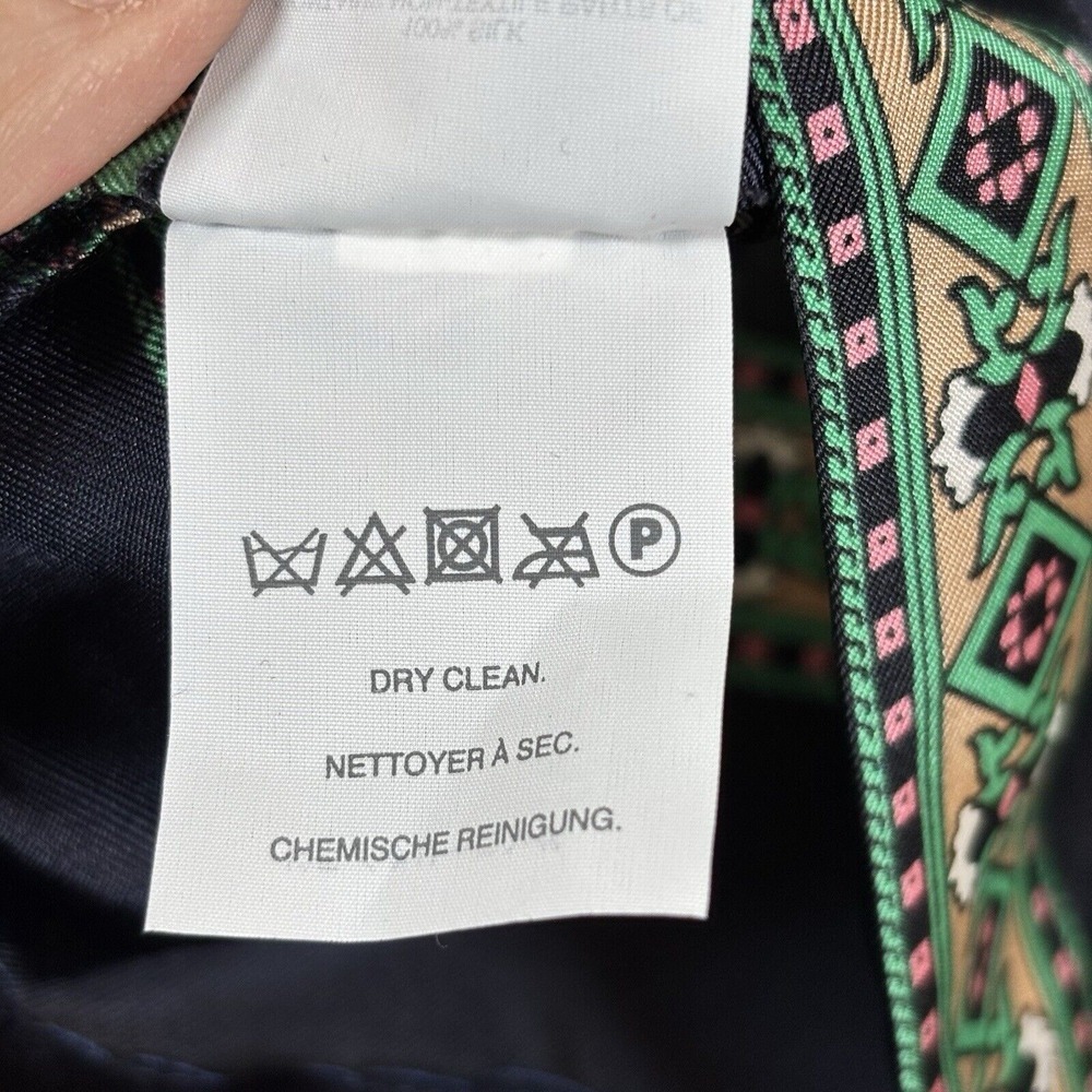 J. Crew Navy and Teal Printed Button-Down Shirt - Picture 10 of 10